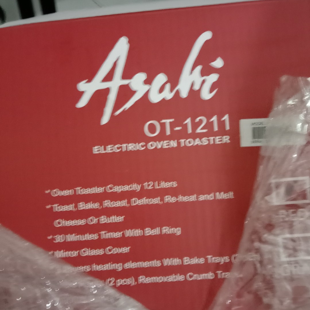 Asahi mini oven, TV & Home Appliances, Kitchen Appliances, Ovens