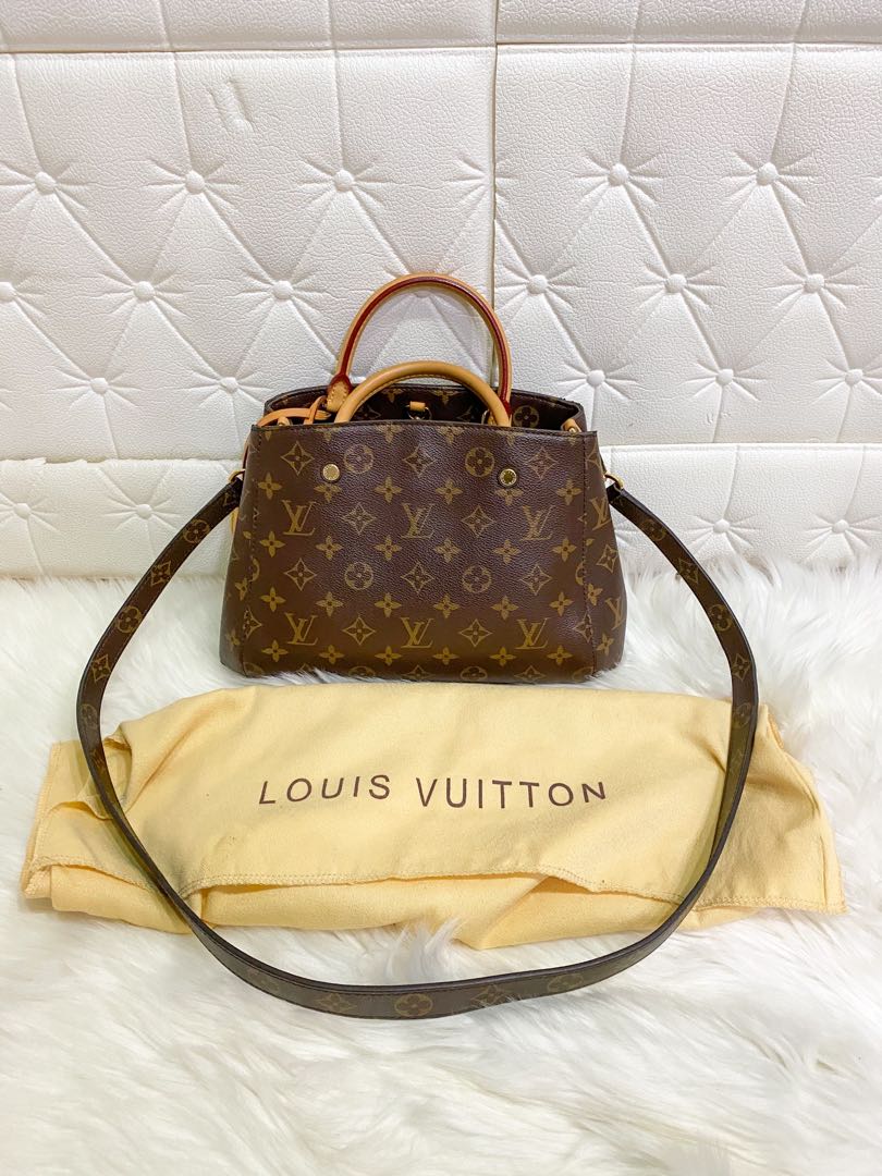 AUTHENTIC LV Montaigne BB Monogram, Luxury, Bags & Wallets on Carousell