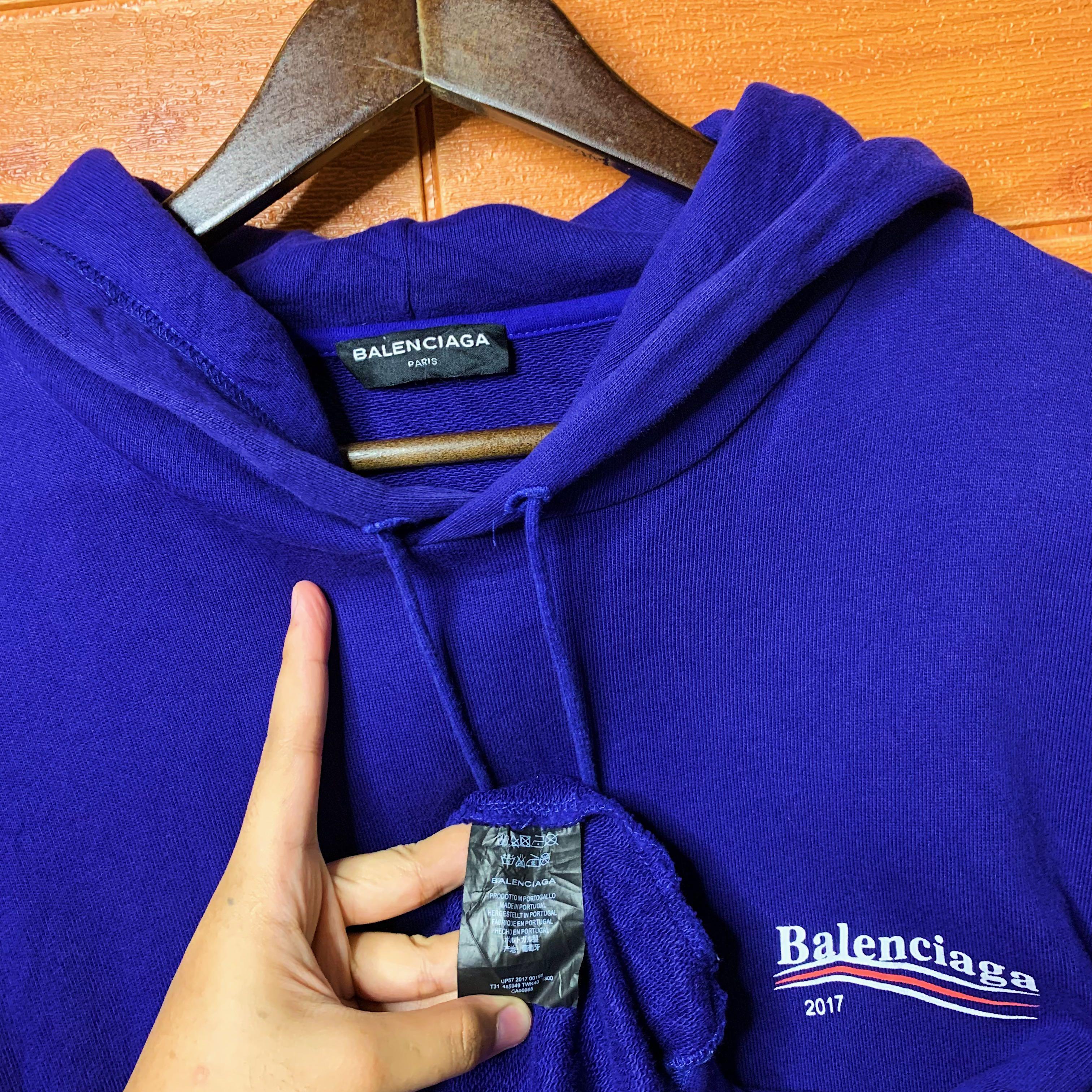 Balenciaga 2017 Campaign Hoodie Men s Fashion Coats Jackets and Outerwear on Carousell