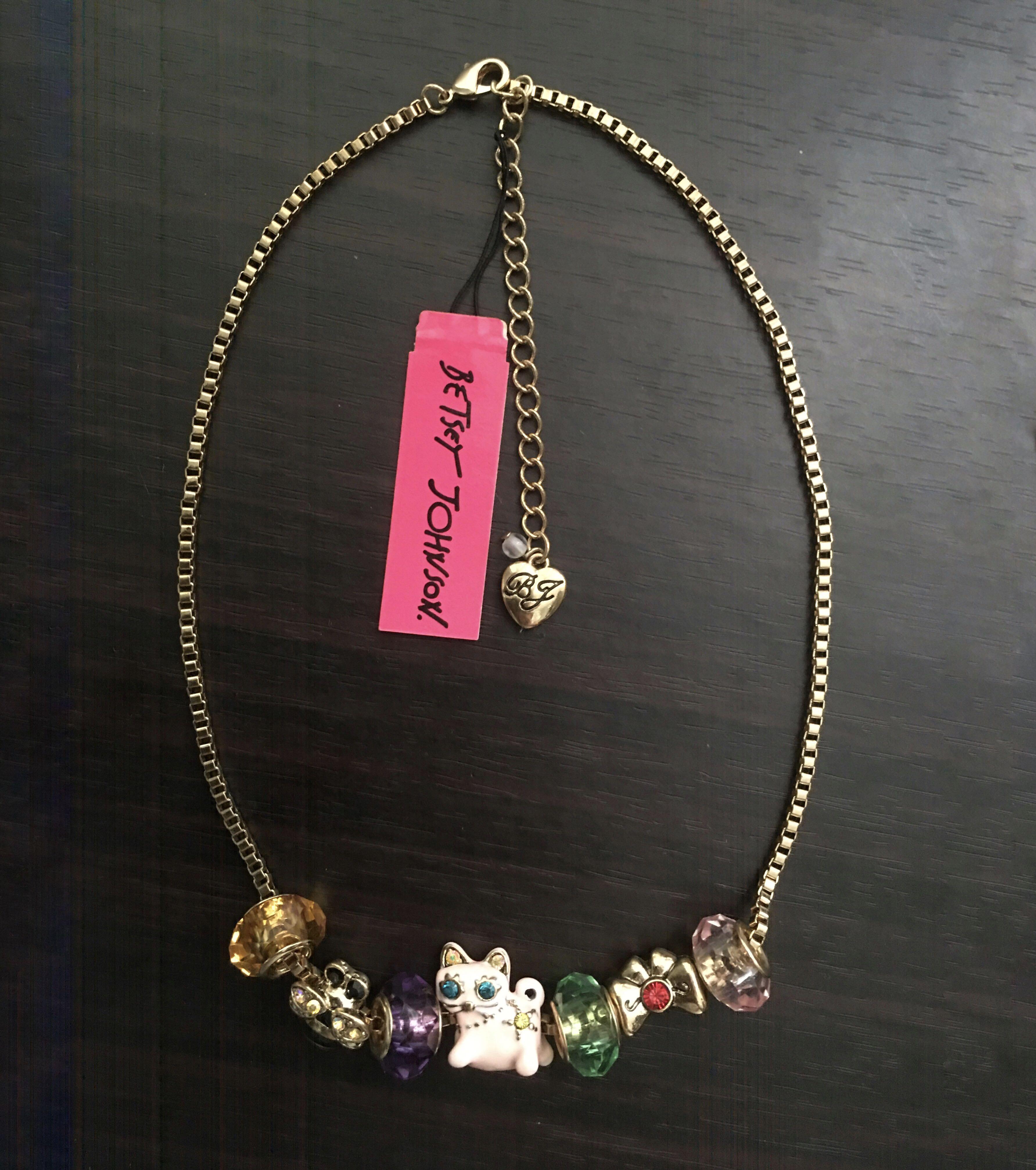 Betsey Johnson Pink Cat and Bee 