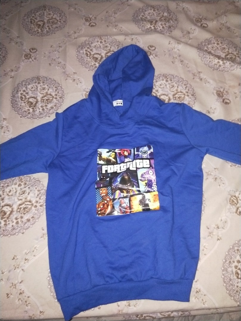 Blue Fortnite Hoodie Babies Kids Babies Kids Fashion on