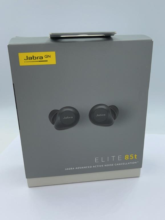 Brand New Jabra Elite 85t Black Advanced Active Noise Cancellation