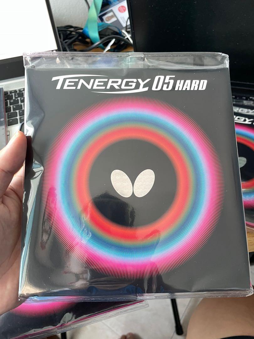 Butterfly Tenergy 05 HARD BLACK 2.1mm Table Tennis rubber, Sports ...