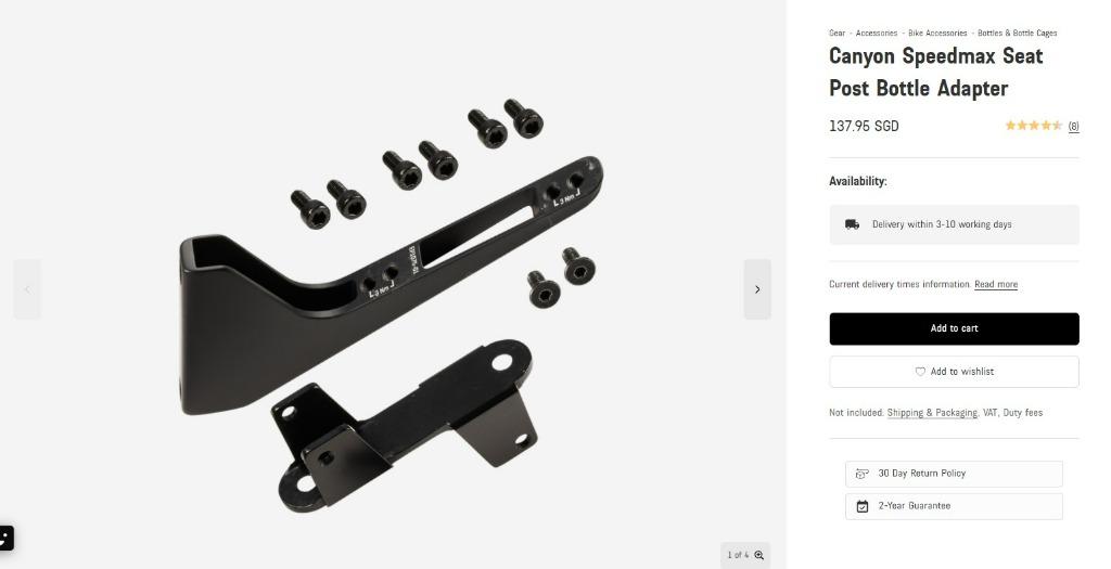 Canyon seatpost bottle cage on sale