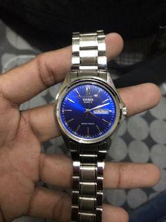 casio steel watch