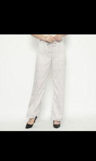 Celana Kulot Satin h&m Size L