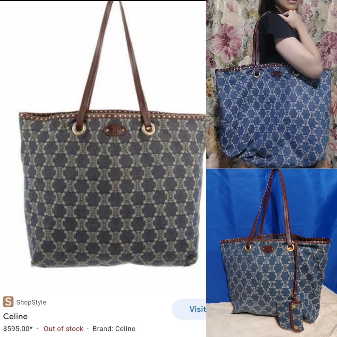 Used Goyard Saint Louis GM Tote Bag W 56cm H 32cm D 19cm Size Navy Color