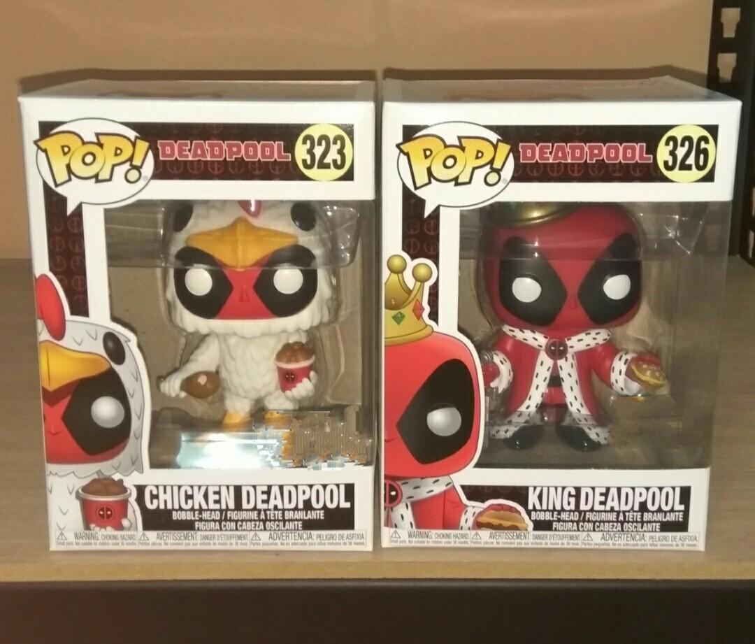 Burger Marvel Funko Pop Bundle 
