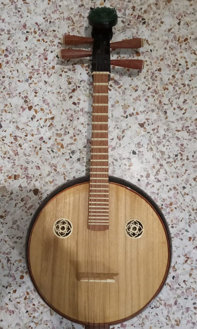 Chinese Guitar Zhong Ruan Hobbies Toys Music Media