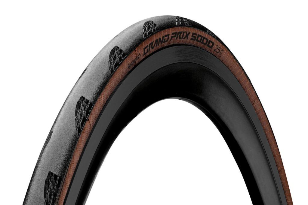 Continental GP5000 Tan Wall Bike Tyre 25mm 700c