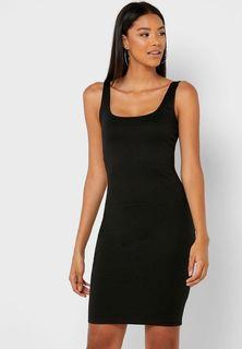 Cotton On Black Bodycon Dress, Women's 