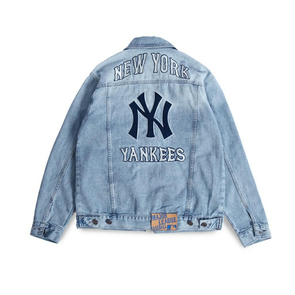 New york cheap yankees jean jacket