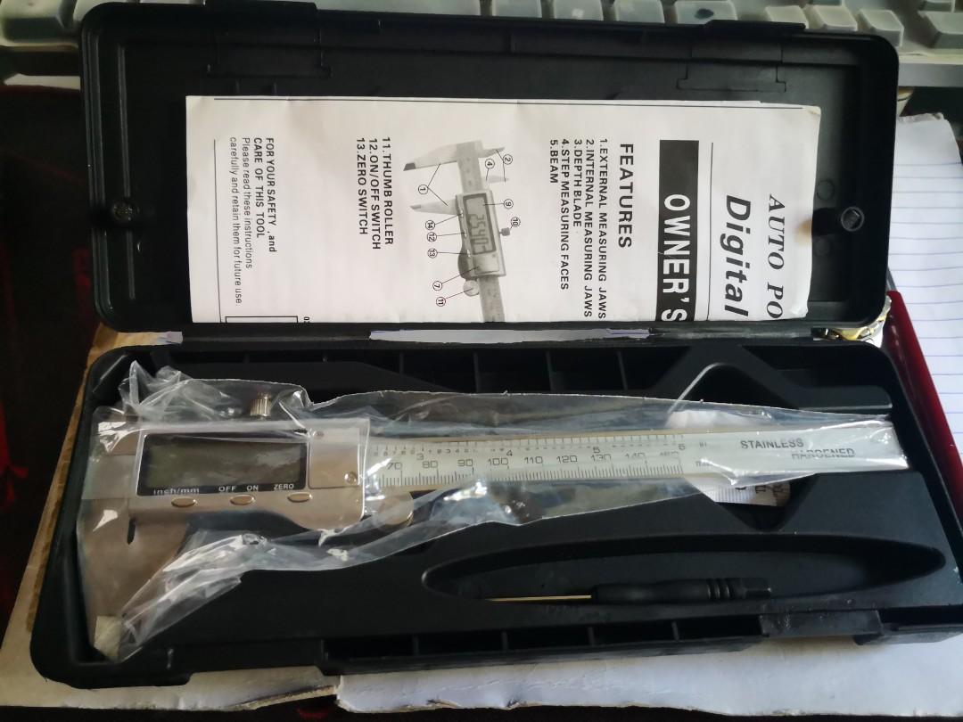 Digital Callipers Box Digital calipers (with storage box), Hobbies & Toys, Stationery & Craft ...