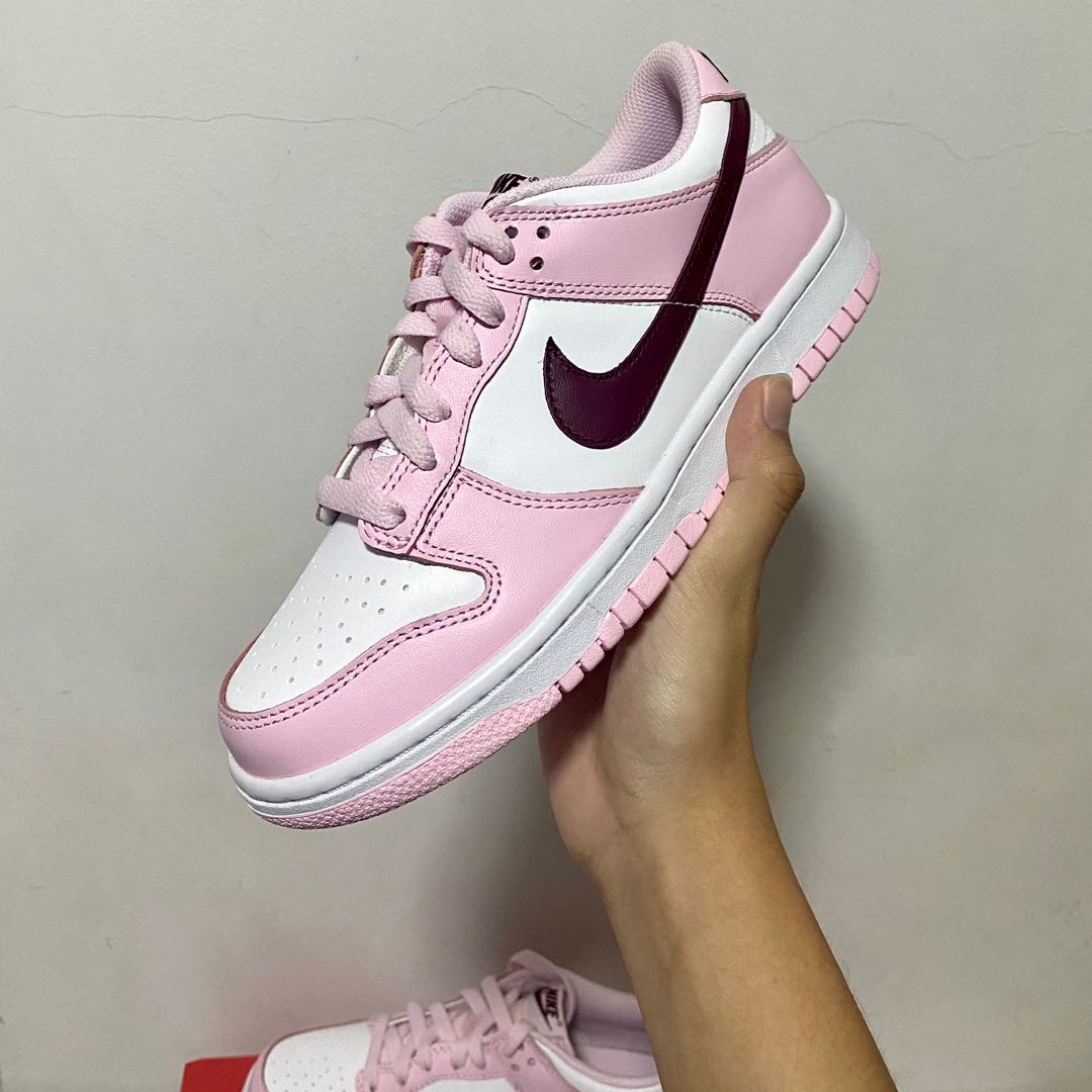 pink foam dunk low
