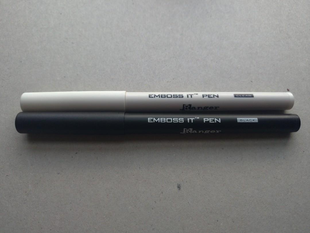 Ek Tool + Ranger White Embossing Powder + Ranger Emboss It Pen (Clear