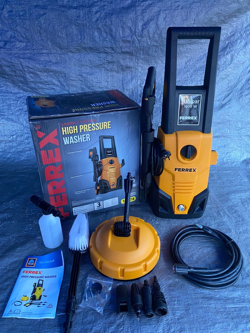 Ferrex high pressure washer 1600w hotsell