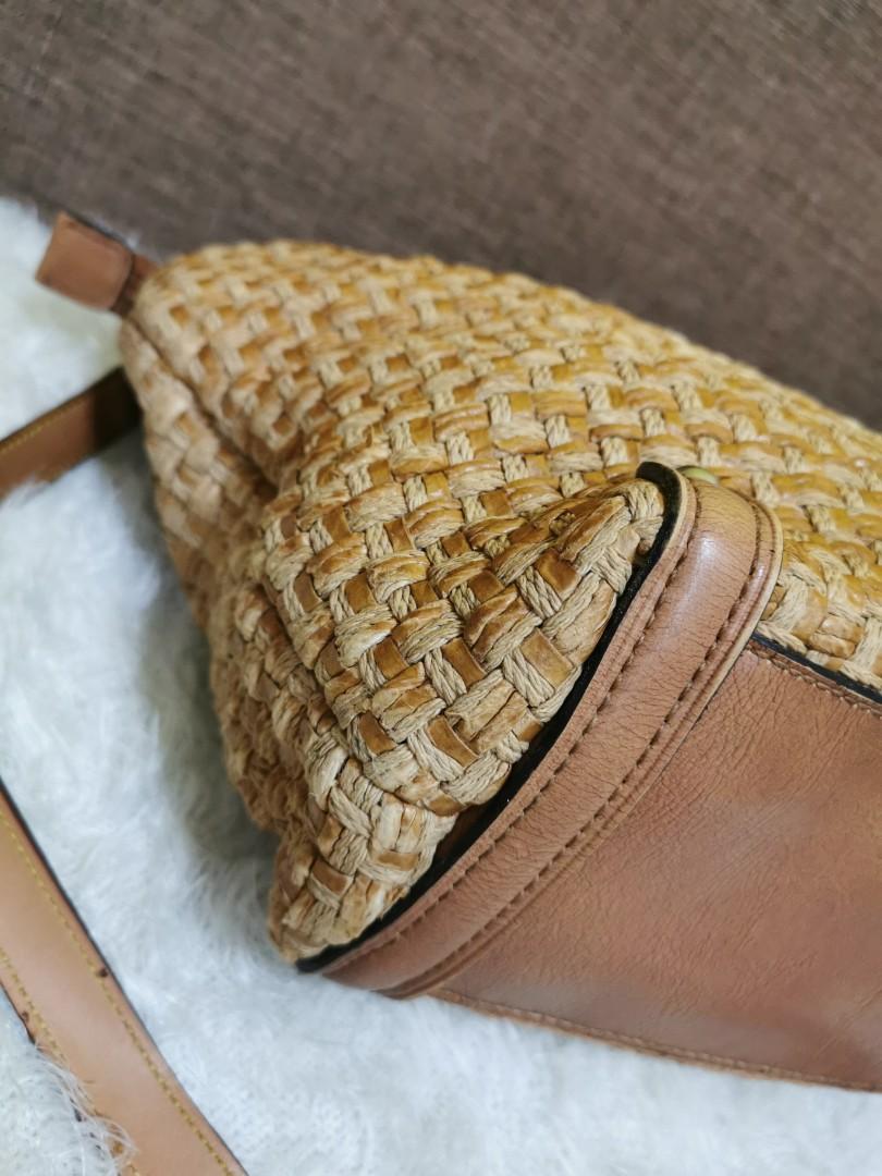 RARE! Fossil Abaca Bag, Women's Fashion, Bags & Wallets, Crossbody