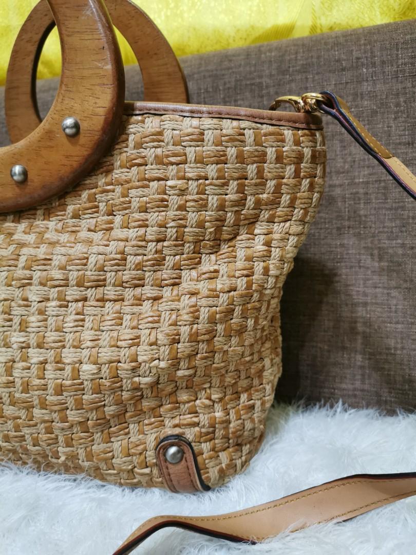 RARE! Fossil Abaca Bag, Women's Fashion, Bags & Wallets, Crossbody