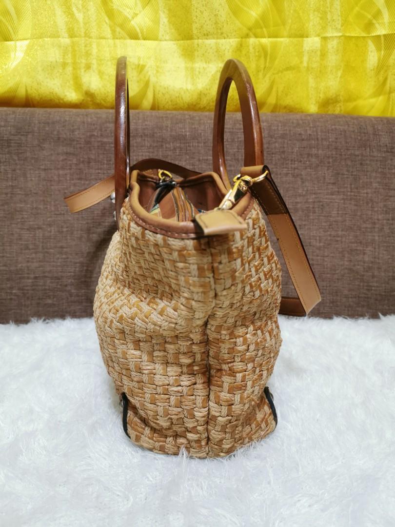 RARE! Fossil Abaca Bag, Women's Fashion, Bags & Wallets, Crossbody