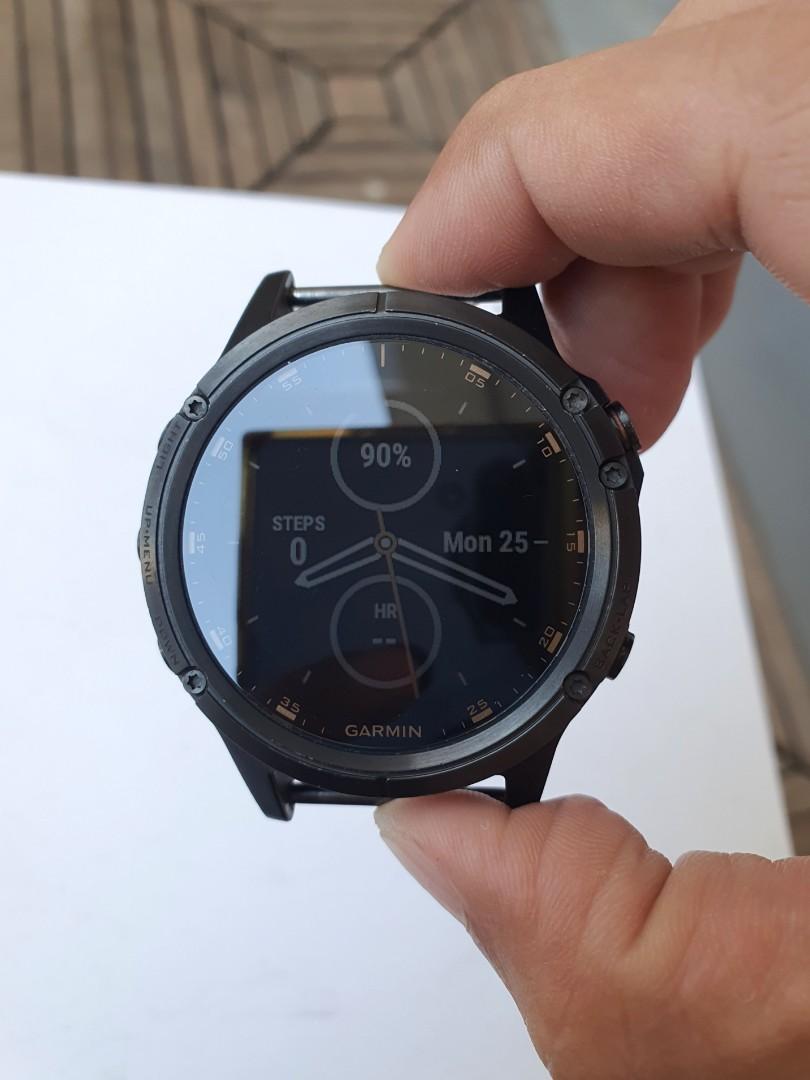 Garmin fenix 5x plus sapphire titanium dlc on sale