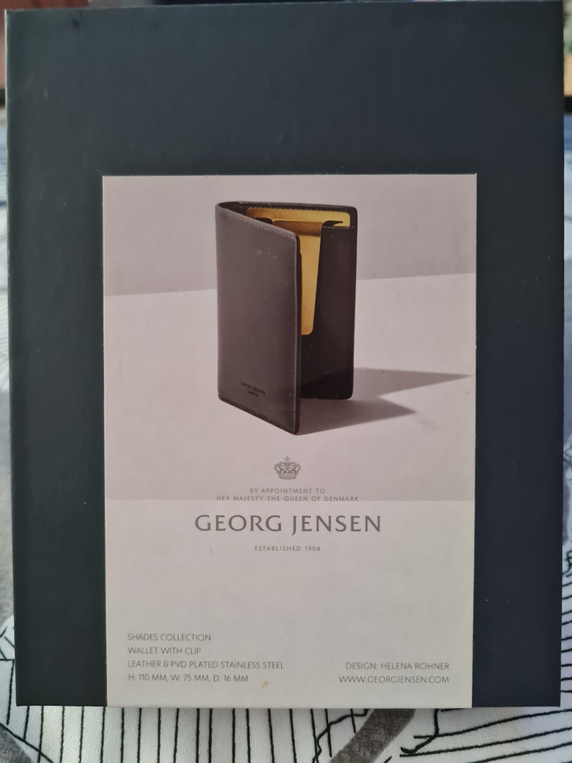 Georg Jensen wallet/money clip, Men's Fashion, Watches & Accessories ...