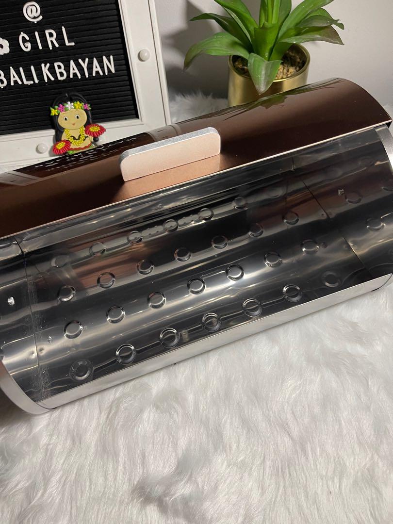 rose gold bread bin/box, Furniture & Home Living, Kitchenware