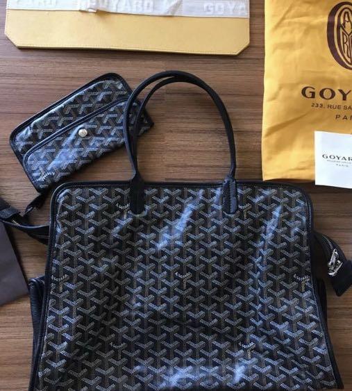 Authentic Goyard Sac Hardy PM Tote in Black, Luxury, Bags & Wallets on  Carousell