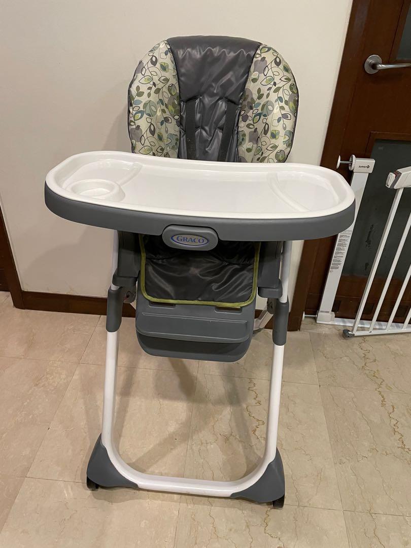 Graco high chair on sale green