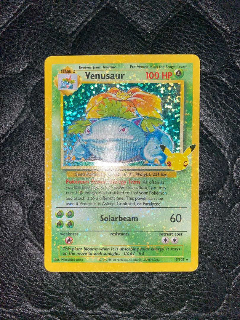 Holo Bleed Venusaur Celebrations 25th Anniversary , Hobbies & Toys, Toys & Games on Carousell