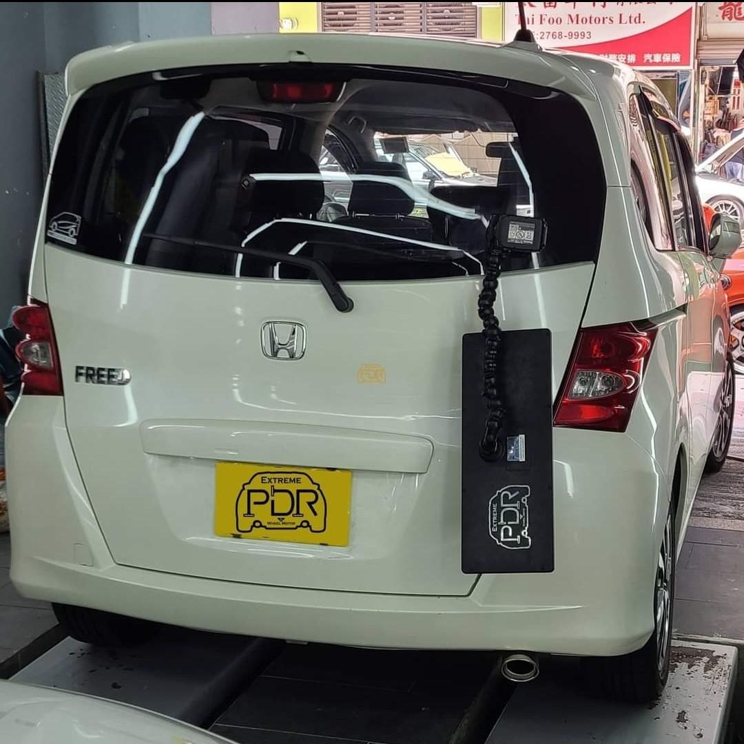 Honda Freed 尾門免噴油凹痕維修凹痕修復凹痕還原車身凹痕車身維修汽車凹痕開門l Pdr Dent 凹汽車原裝油 汽車配件 車牌 Carousell