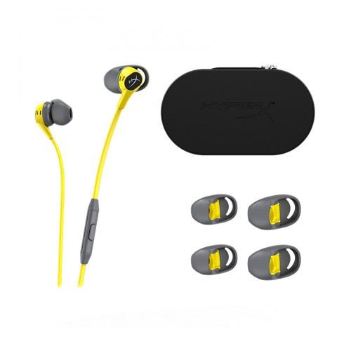 hyperx cloud earbuds yellow limited edition audio earphones on carousell