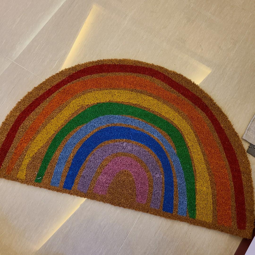 IKEA RAINBOW DOOR MAT *NEW*, Furniture & Home Living, Home Decor