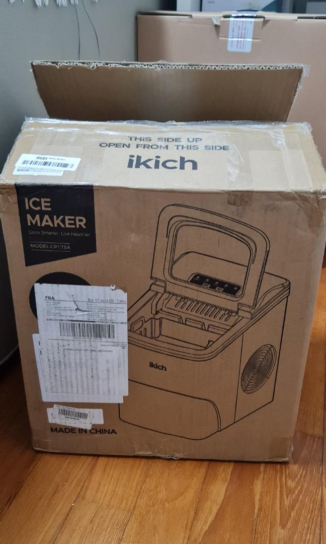 Ikich Portable Ice Maker, TV & Home Appliances, Kitchen Appliances