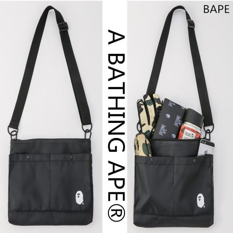 Instock Bape Crossbody Sling Messenger Bag Black ASC3273 Jap Magazine GWP FREE Post