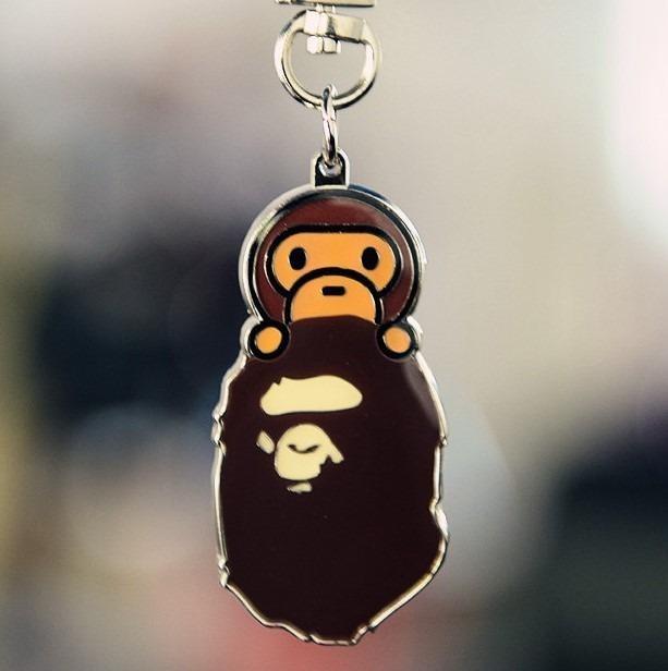 Bathing ape outlet keychain