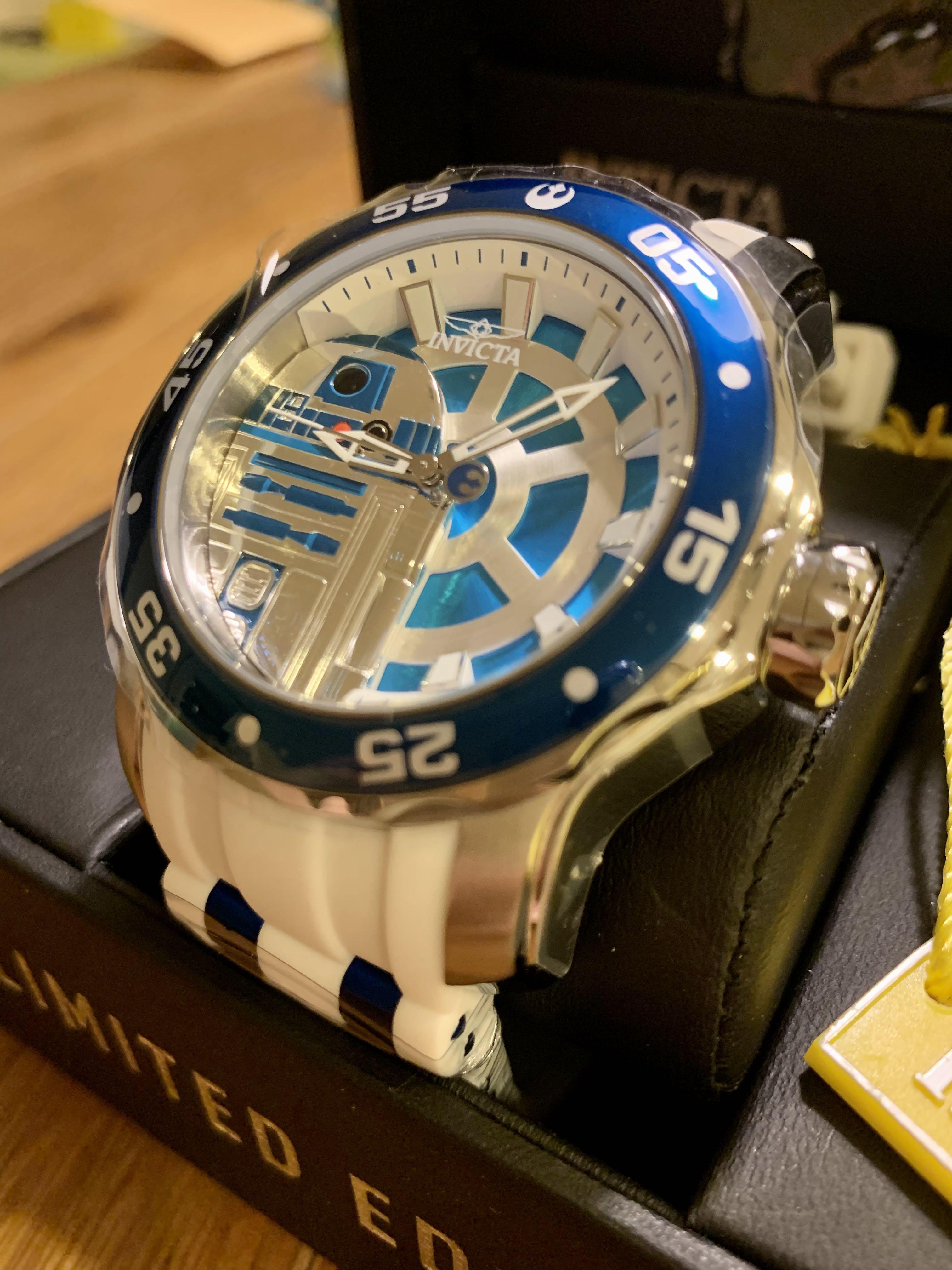 R2d2 invicta watch clearance