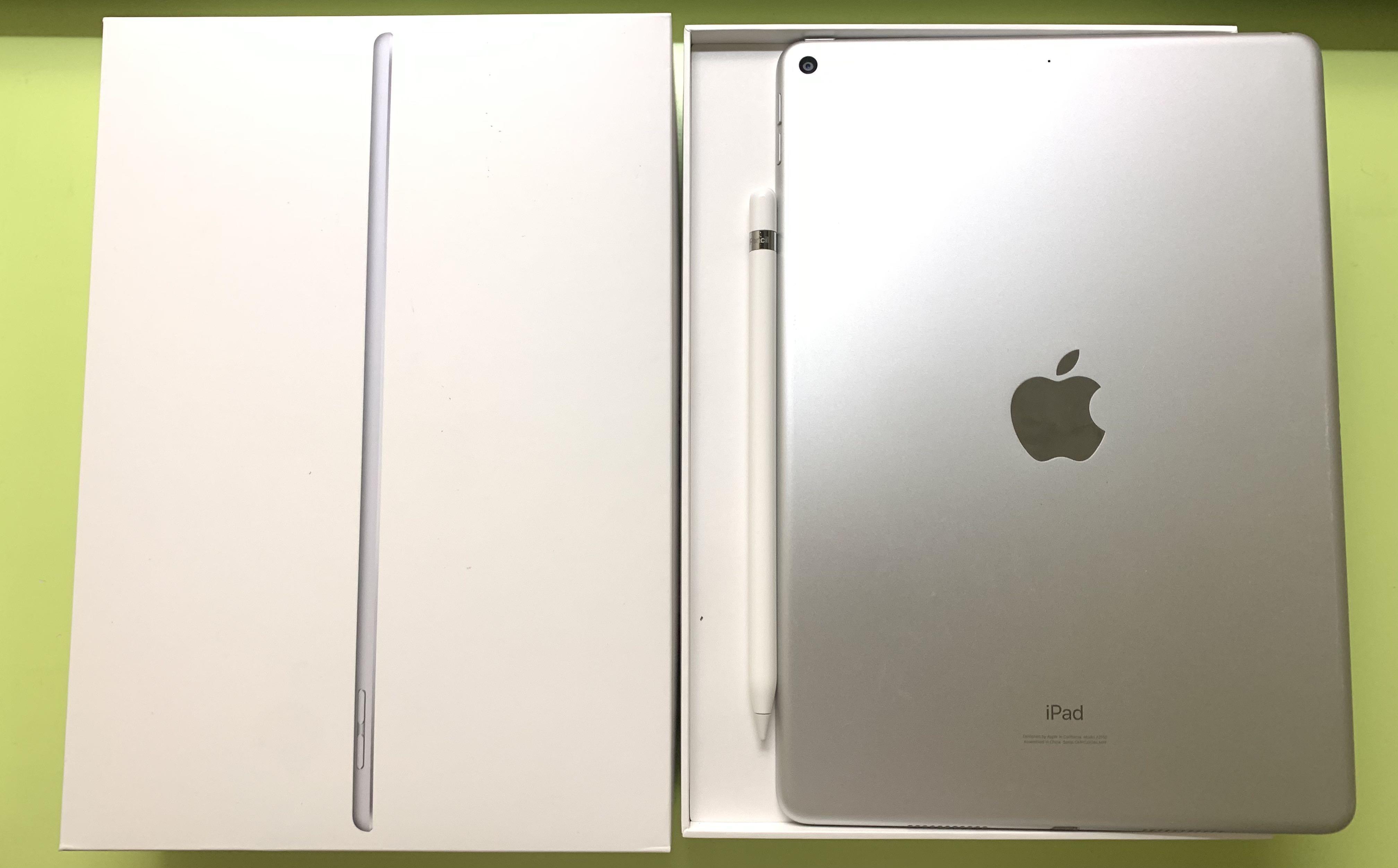 IPad Air 3 (64gb, wifi) silver + Apple Pencil 連盒, 手提電話, 平板