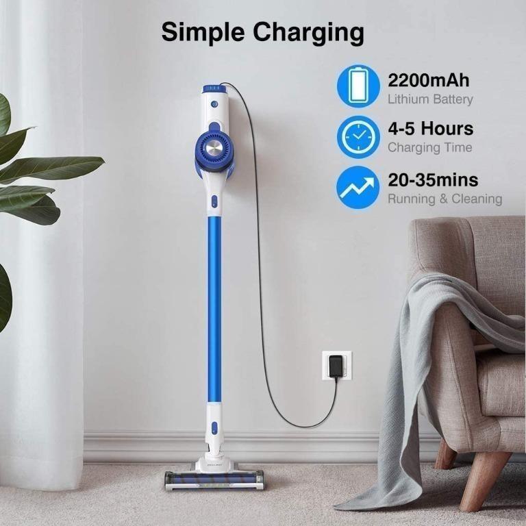 [K2032] ZIGLINT Z9 Cordless Vacuum Cleaner, 22Kpa Stick Vacuum Cleaner
