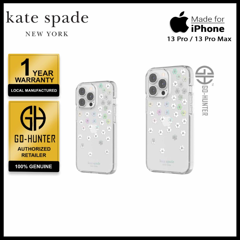 Kate Spade New York Protective Hardshell Case for iPhone 13 Pro/ 13 Pro  Max, Mobile Phones & Gadgets, Mobile & Gadget Accessories, Cases & Covers  on Carousell