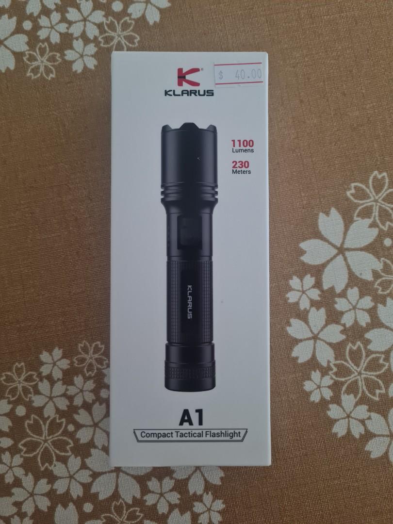 Klarus A1 Flashlight, Sports Equipment, Hiking & Camping on Carousell
