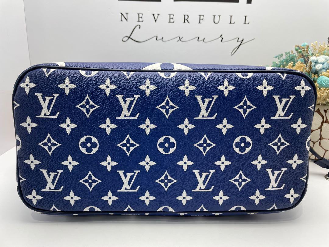 AUTHENTIC Louis Vuitton Neverfull Monogram Escale Blue MM PREOWNED (WB –  Jj's Closet, LLC