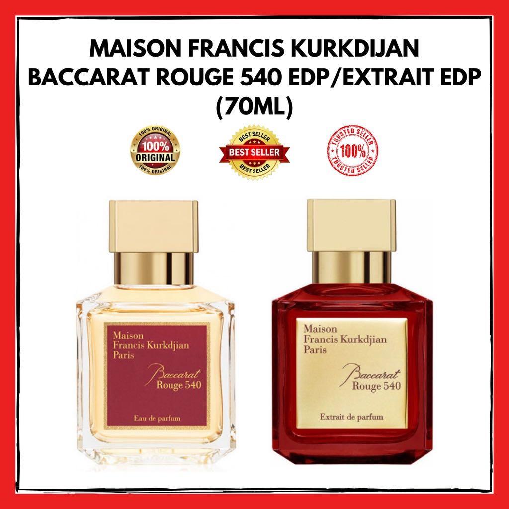 Maison francis kurkdjian baccarat sales rouge 540 extrait yorum