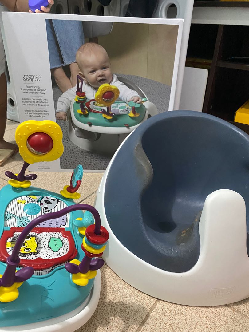 Mamas and Papas premium baby snug floor seat with FREE universal