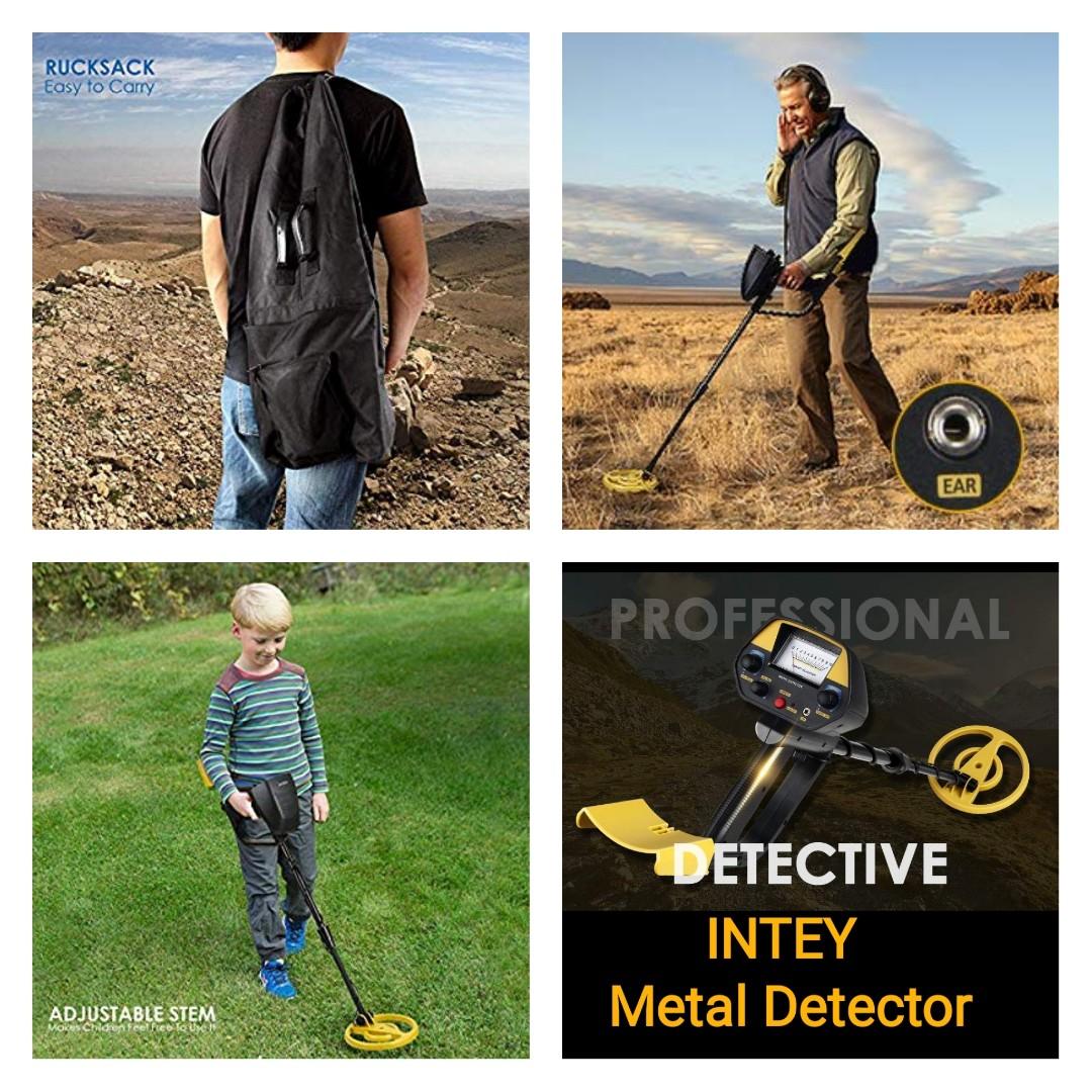 Metal Detector INTEY professional with Pinpoint, Adjustable DISC