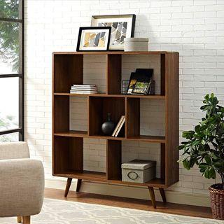 Mid-century Style Open Bookcase
