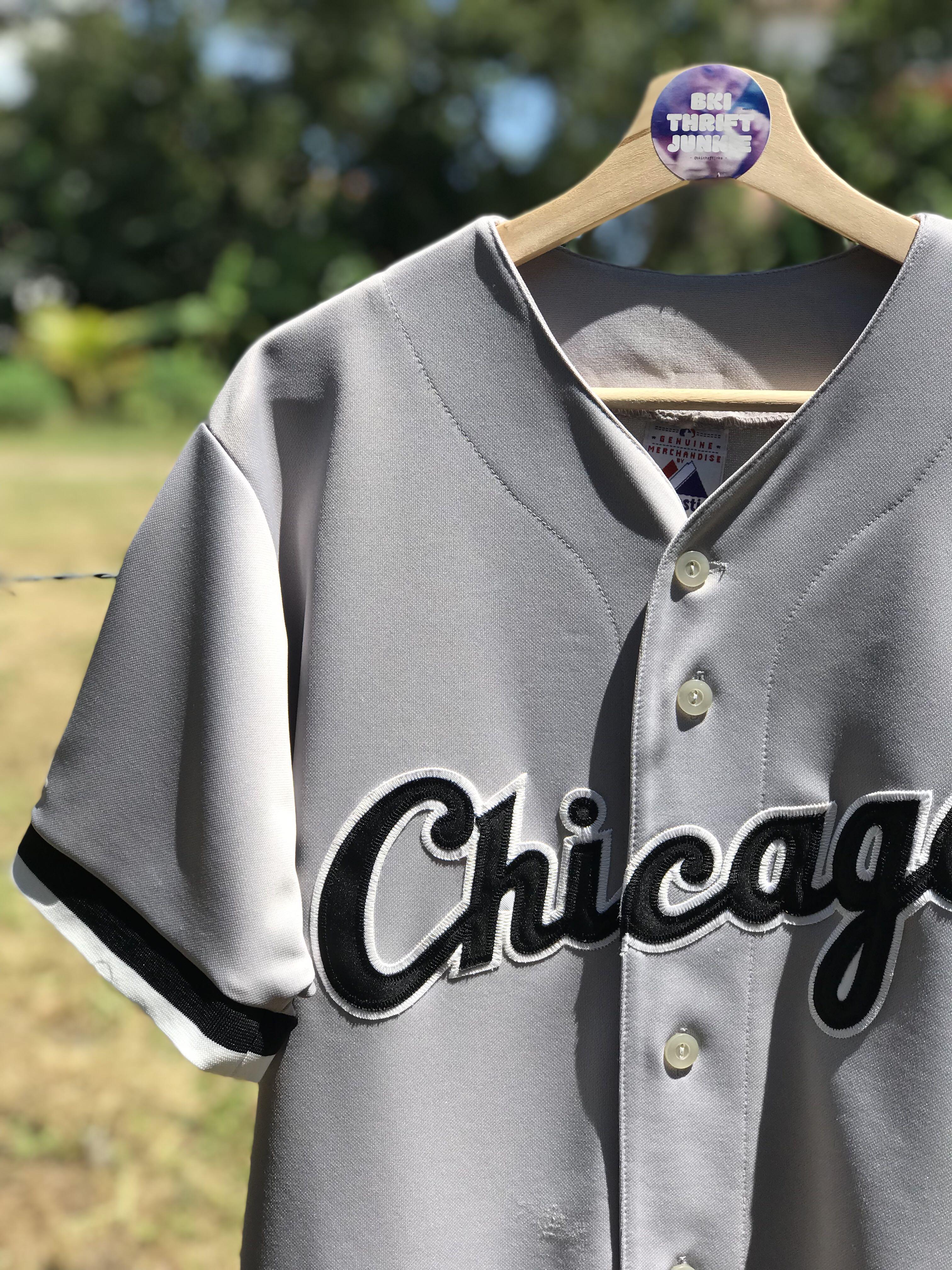 Vintage Majestic Pinstripe Chicago White SOX MLB Baseball