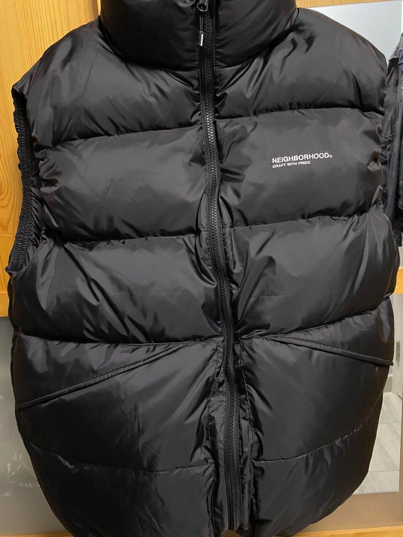 NEIGHBORHOOD BASE DOWN VEST AW2021 羽絨背心, 名牌, 服裝- Carousell