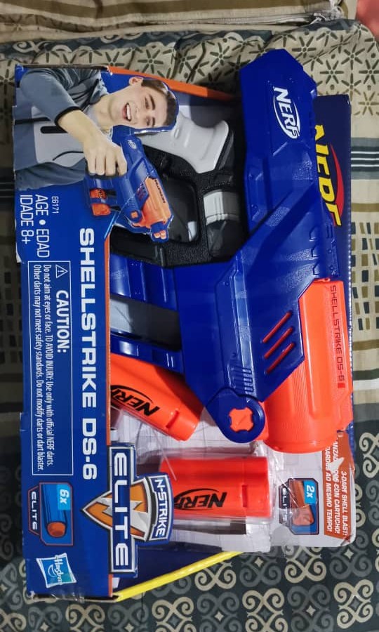 Nerf Shellstrike DS-6, Hobbies & Toys, Toys & Games On Carousell