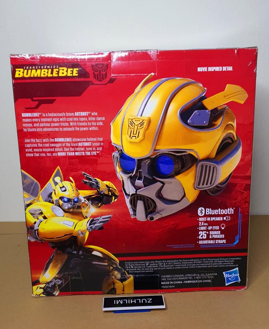 NEW HASBRO BUMBLEBEE SHOWCASE HELMET TRANSFORMERS