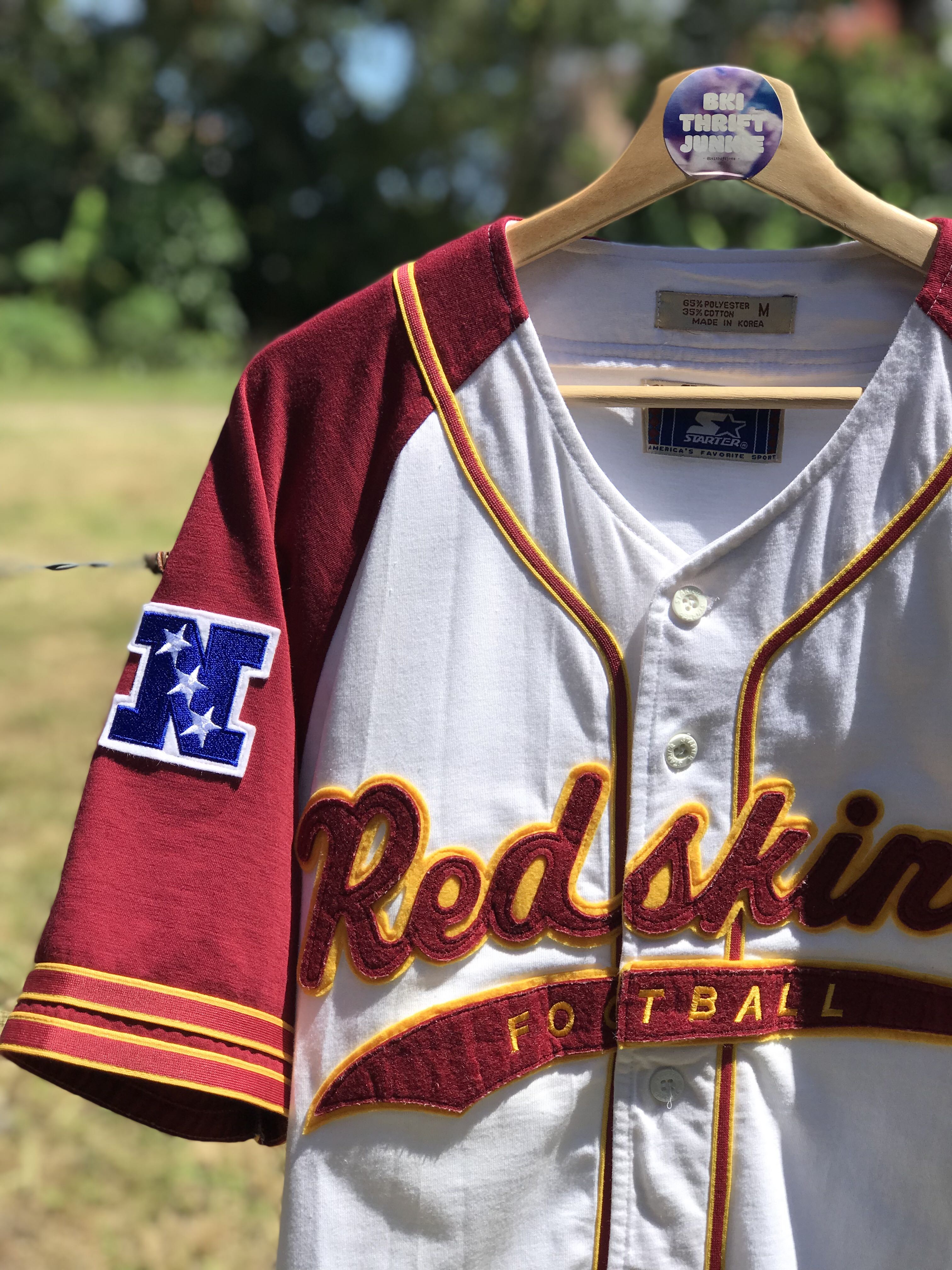 Redskins 2025 baseball jersey